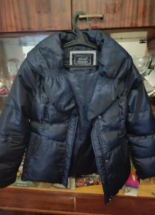 Шикарно темно- синяя куртка распродаж4 фото
