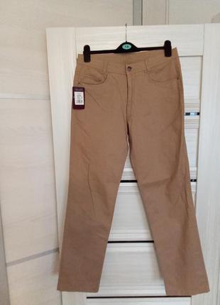 Брендовые новые коттоновые мужские брюки-джинсы р.32l.3 фото