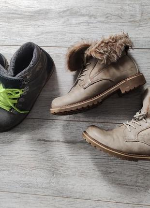 Ботинки, ботинки, деми и зима, 35-36 разм1 фото