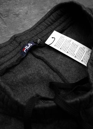 Зимові, теплі, спортивні штани fila флис начес спортивные штаны серые5 фото