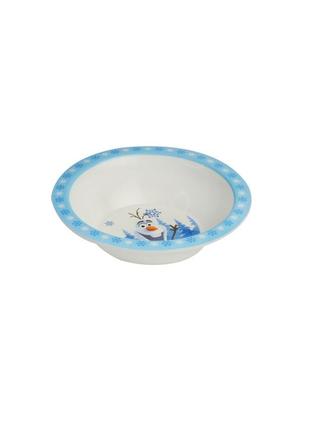 Детская тарелка олаф белый-голубой lidl