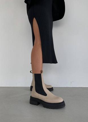 Жіночі стильні чобітки (челсі)1 фото