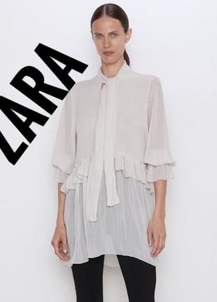 Шикарная воздушная блуза zara