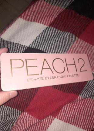 Палетка теней bys peach 2