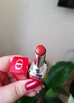 Помада для губ с цветочным маслом диор dior rouge dior ultra rouge3 фото