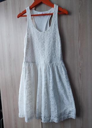 Платье нарядное кружевное на 11-14лет,s1 фото
