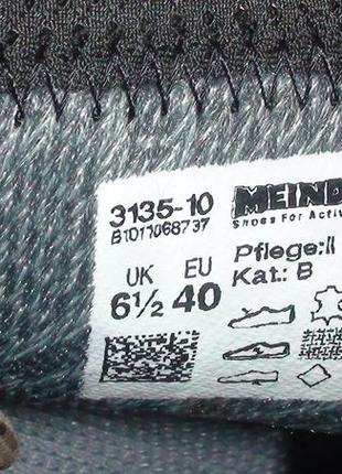 Meindl gore-tex - шкіряні трекінгові термочеревики. р- 40 (26см)5 фото