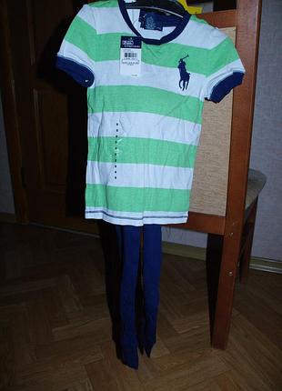 Новый пижамный набор (майка и брючки) polo ralph lauren