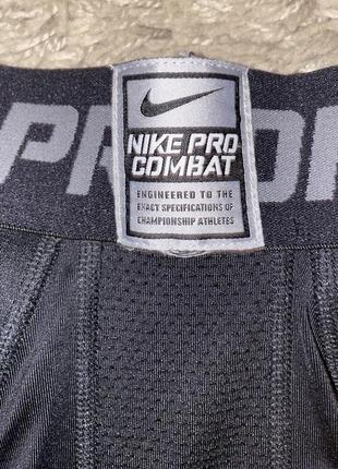 Компресійні шорти nike pro combat carbon, оригінал, розмір s10 фото