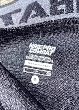 Компресійні шорти nike pro combat carbon, оригінал, розмір s4 фото