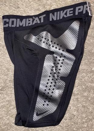 Компресійні шорти nike pro combat carbon, оригінал, розмір s8 фото