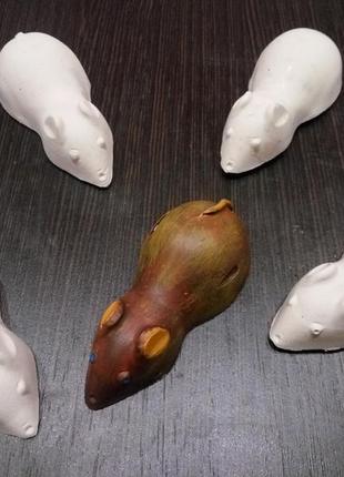 Миші.  гіпсові фігурки мишок.  для розфарбовування, 3d забарвлення.