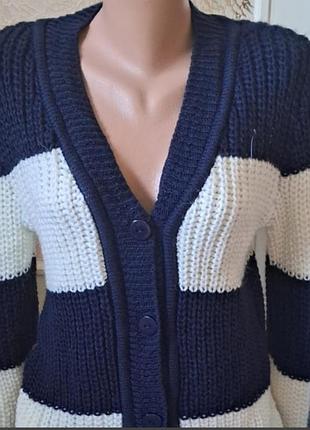 Теплий в'язаний кардиган, кофта на гудзиках