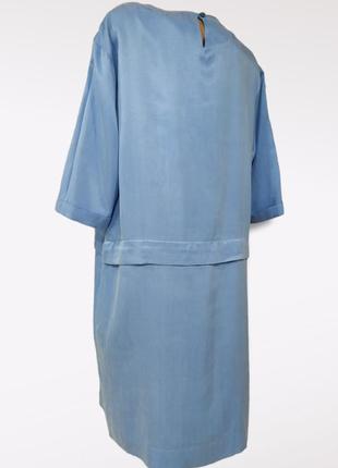 Гарна сукня з натурального мокрого шовку3 фото