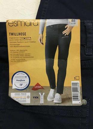 Качественные штаны чинос из хлопка esmara германия, размер 38 евро (наш 44)