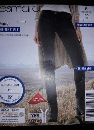 Качественнын джинсы skinny fit esmara германия, размер 36евро