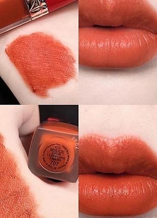 Жидкая помада dior ultra care liquid #707 bliss