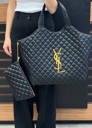 Шикарна сумка-шопер люкс у стилі ysl, топ продажів💎