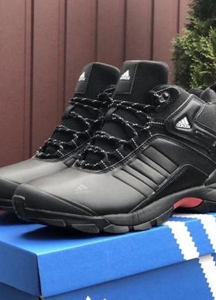 Чоловічі зимові кросівки adidas climaproof black зимние высокие кросовки адидас терекс чёрные