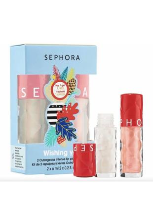 Блиск для губ з ефектом збільшення sephora collection1 фото