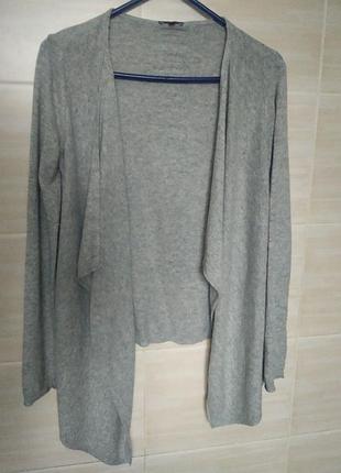 Теплий кардиган накидка 3