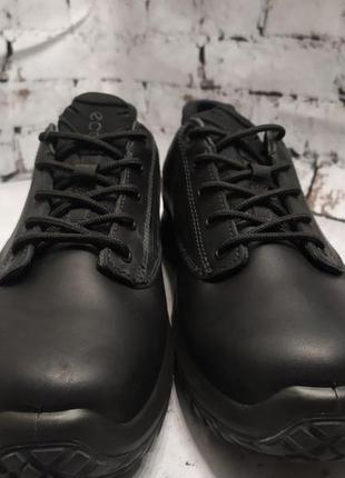 Мужские кожаные осенне-зимние ботинки ecco professional pro 2.0 gtx с защитой от воды gore tex8 фото
