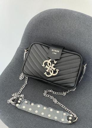 Сумка guess penelope black6 фото