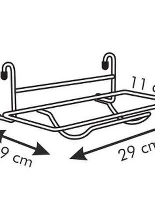 Тримач для паперових рушників tescoma monti 33х19х12 см (900054)4 фото
