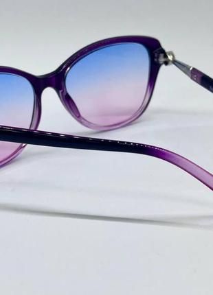 Жіночі коригуючі окуляри тоновані яскраві обзорні в пластиковій оправі5 фото