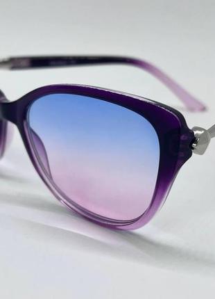 Жіночі коригуючі окуляри тоновані яскраві обзорні в пластиковій оправі6 фото