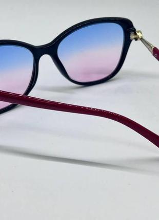 Жіночі коригуючі окуляри тоновані яскраві обзорні в пластиковій оправі3 фото