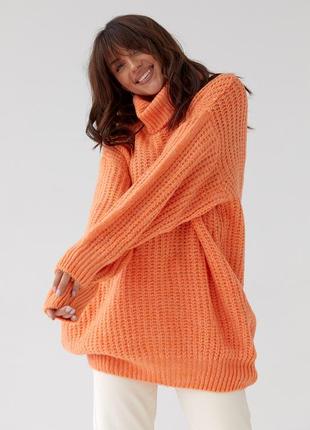 Oversize свитер с высоким воротником2 фото