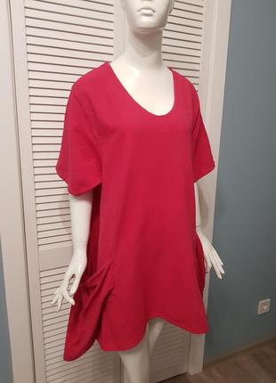Стильна блуза туніка батал в стилі бохо kekoo1 фото