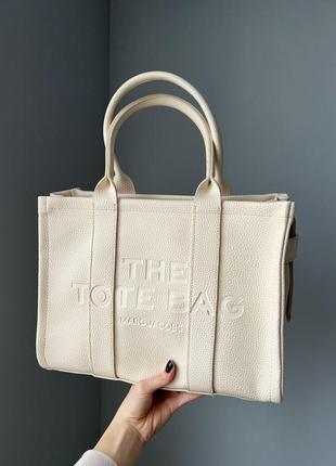 Сумка marc jacobs tote bag milk mini