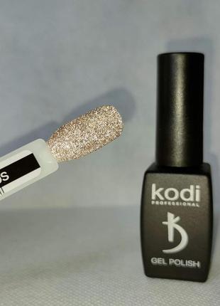 Светоотражающий гель лак kodi diamond sky №01 бронзовый, 8 мл1 фото