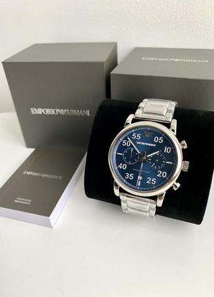 Emporio armani chronograph watch ar11132 мужские наручные брендовые часы хронограф армани оригинал на подарок мужу подарок парню1 фото