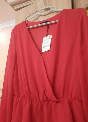 Червона сукня фірми mohito3 фото