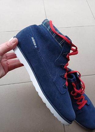 Замшеві черевики adidas neo