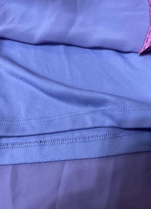 Фіолетове лавандове довге вечірнє нарядне плаття сарафан  шифон9 фото