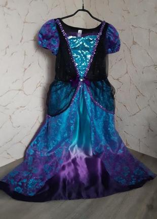 Карнавальне плаття, сукня синє/фіолетове 8-9-10 років