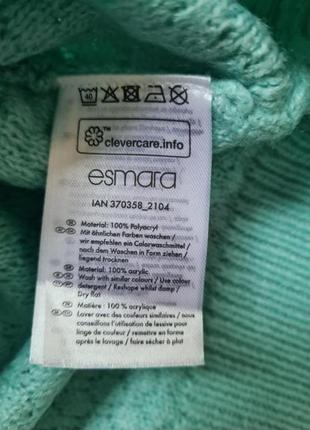 Esmara женский свитер джемпер бирюзовый s 36/38 р.3 фото