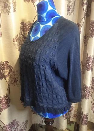 Лляна блуза 54 розмір преміум бренду poetry