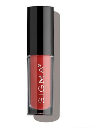 Sigma liquid lipstick venom/червона матова помада/стійка матова помада/губна помада матова1 фото