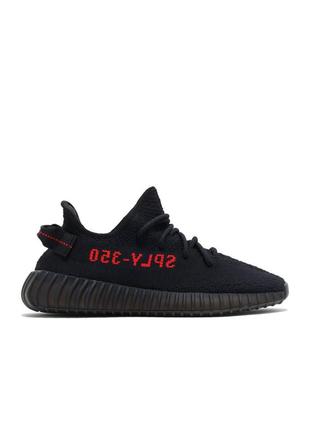 Кросівки yeezy boost 350 v2 'bred'1 фото