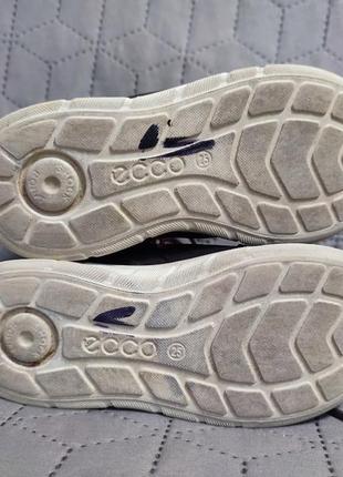 Зимові шкіряні черевиків ecco gore-tex, 25 р., 16,5 см6 фото