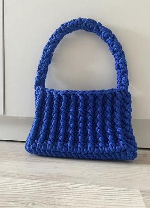 Вязаная сумка crochet bag handmade2 фото