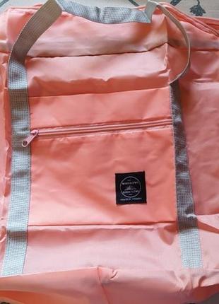 Розовая портативная дорожная сумка макси водонепроницаемый органайзер4 фото