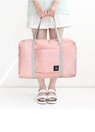 Розовая портативная дорожная сумка макси водонепроницаемый органайзер5 фото