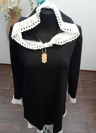 Платье свитер с капюшоном италия2 фото
