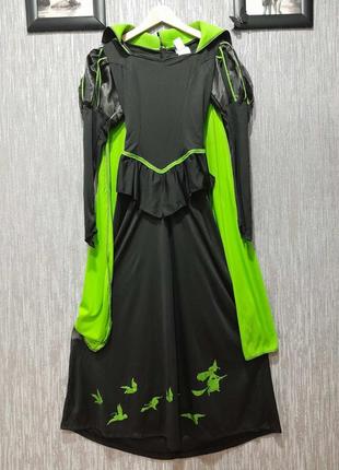 Платье костюм ведьмы пиратки ведьмочки новогодний маскарадный карнавальный королевы анимация аниматора2 фото